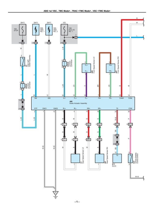 2009 2010 toyota corolla electrical wiring diagrams