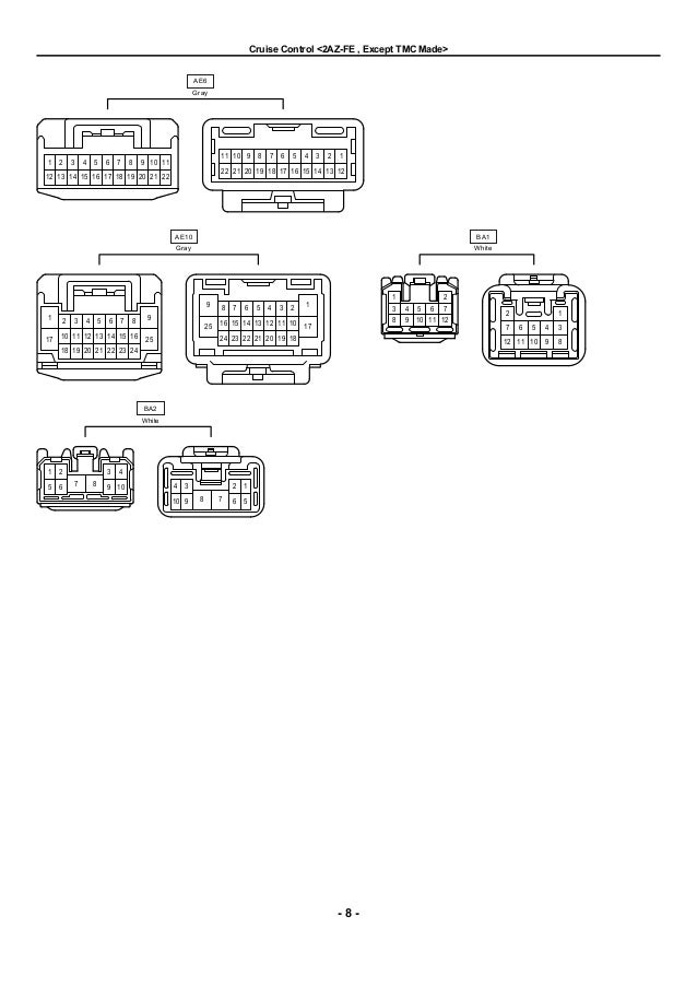 2009 2010 toyota corolla electrical wiring diagrams