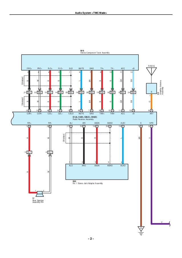 2009 2010 Toyota Corolla Electrical Wiring Diagrams