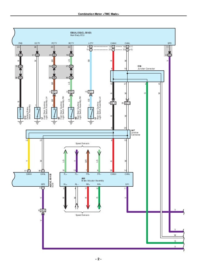 2009 2010 toyota corolla electrical wiring diagrams