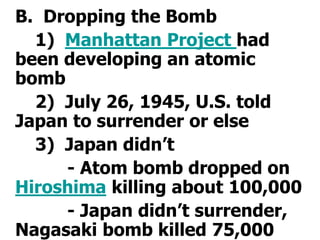 V-E DayPacific FrontDoolittle’s Raid