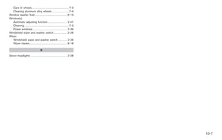 2009 370-z OWNER'S MANUAL