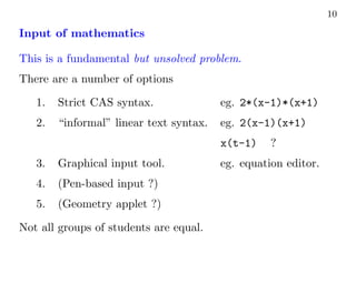 Caa Math Practice Computer Aided Assessment (CAA) for mathematics | PDF