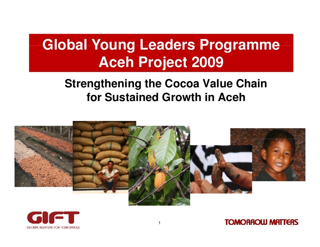 Improving Cocoa Production in Aceh, Indonesia, 2009