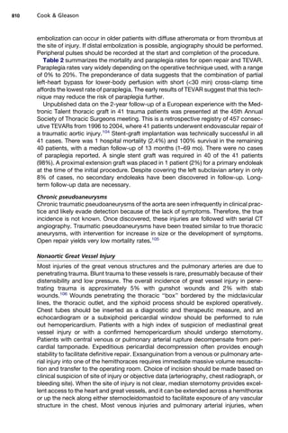 2009 Great vessel and cardiac trauma | PDF