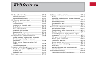 2009 GT-R OWNER'S MANUAL | PDF