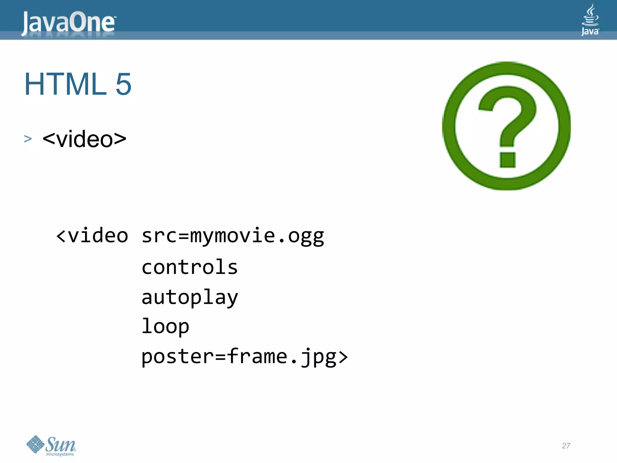 2009 Java One State Of The Open Web