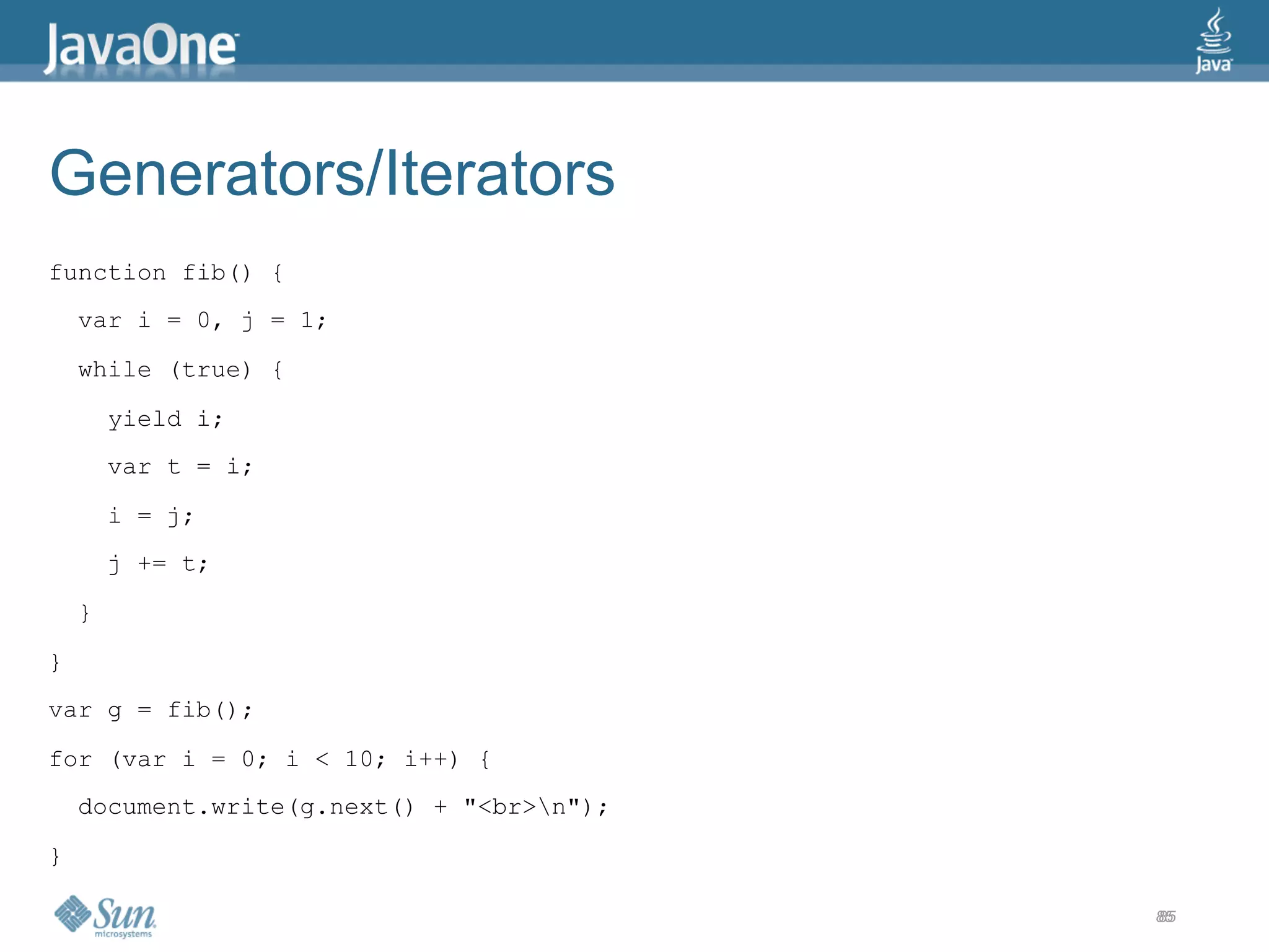 2009 Java One State Of The Open Web