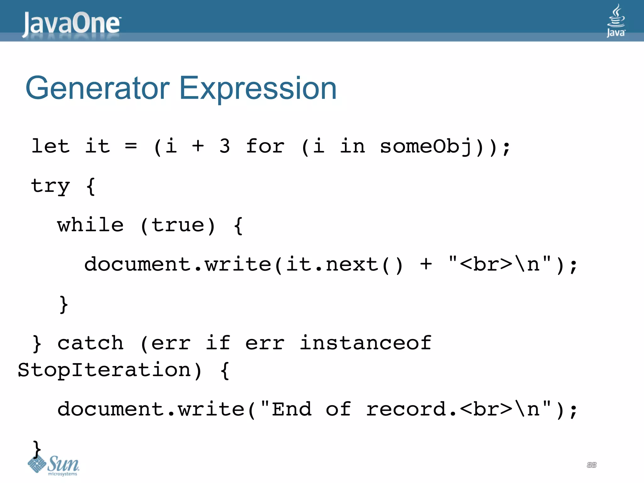 2009 Java One State Of The Open Web