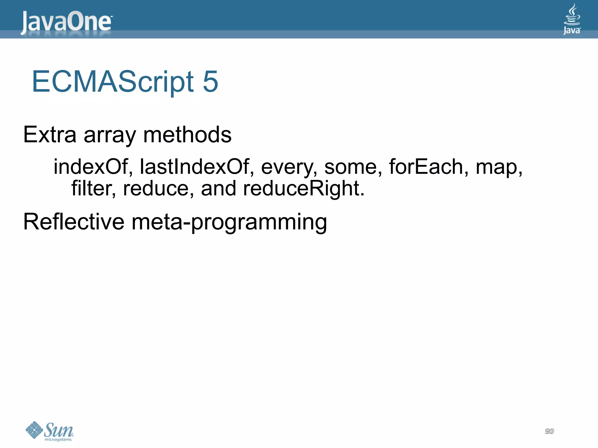 2009 Java One State Of The Open Web