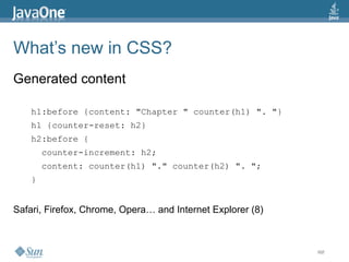 2009 Java One State Of The Open Web