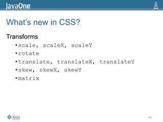 2009 Java One State Of The Open Web