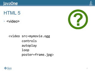 2009 Java One State Of The Open Web