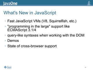 2009 Java One State Of The Open Web