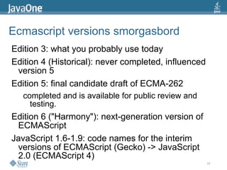 2009 Java One State Of The Open Web