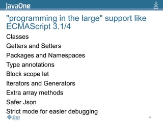 2009 Java One State Of The Open Web