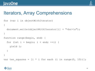 2009 Java One State Of The Open Web