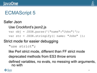 2009 Java One State Of The Open Web