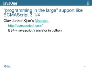 2009 Java One State Of The Open Web