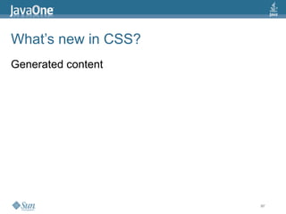 2009 Java One State Of The Open Web