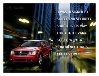 Star ratings are part of the U.S. Department of Transportation’s SaferCar.gov program (www.safercar.gov).
 