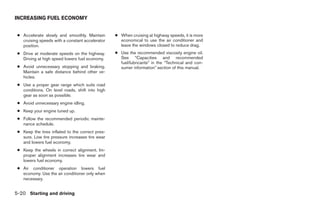 2009 MAXIMA OWNER'S MANUAL