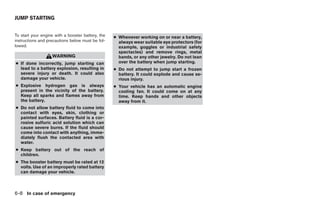 2009 MAXIMA OWNER'S MANUAL