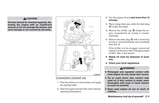 2009 MAXIMA OWNER'S MANUAL