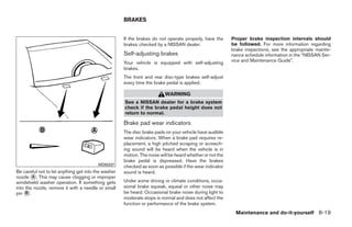 2009 MAXIMA OWNER'S MANUAL