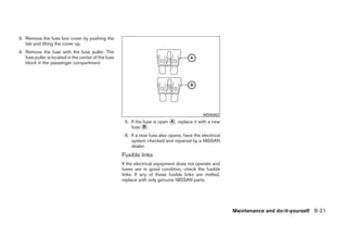 2009 MAXIMA OWNER'S MANUAL