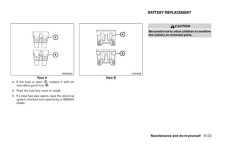 2009 MAXIMA OWNER'S MANUAL