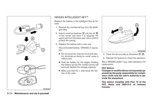 2009 MAXIMA OWNER'S MANUAL