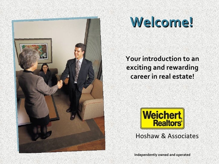 Real Estate Career Presentation