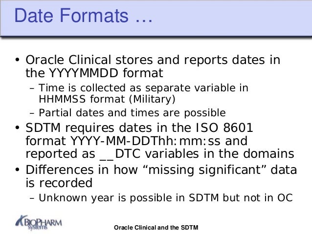 considerations for an sdtm compliant study definition sdtm format