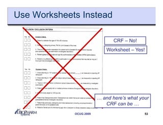 Case Report Form (CRF) Design Tips | PDF