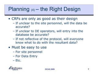Case Report Form (CRF) Design Tips | PDF