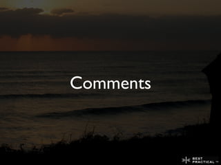 Comments
 