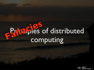 ie s
      la c
 Principles of distributed
    l
F a       computing
 
