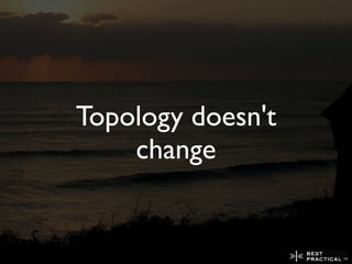 Topology doesn't
    change
 