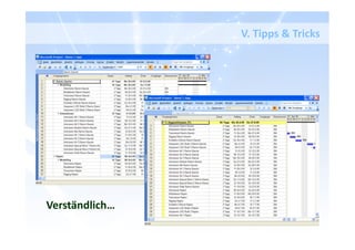 V. Tipps & Tricks
Verständlich…
 