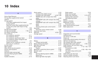 2009 SENTRA OWNER'S MANUAL