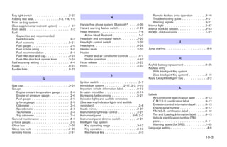 2009 SENTRA OWNER'S MANUAL