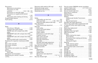 2009 SENTRA OWNER'S MANUAL
