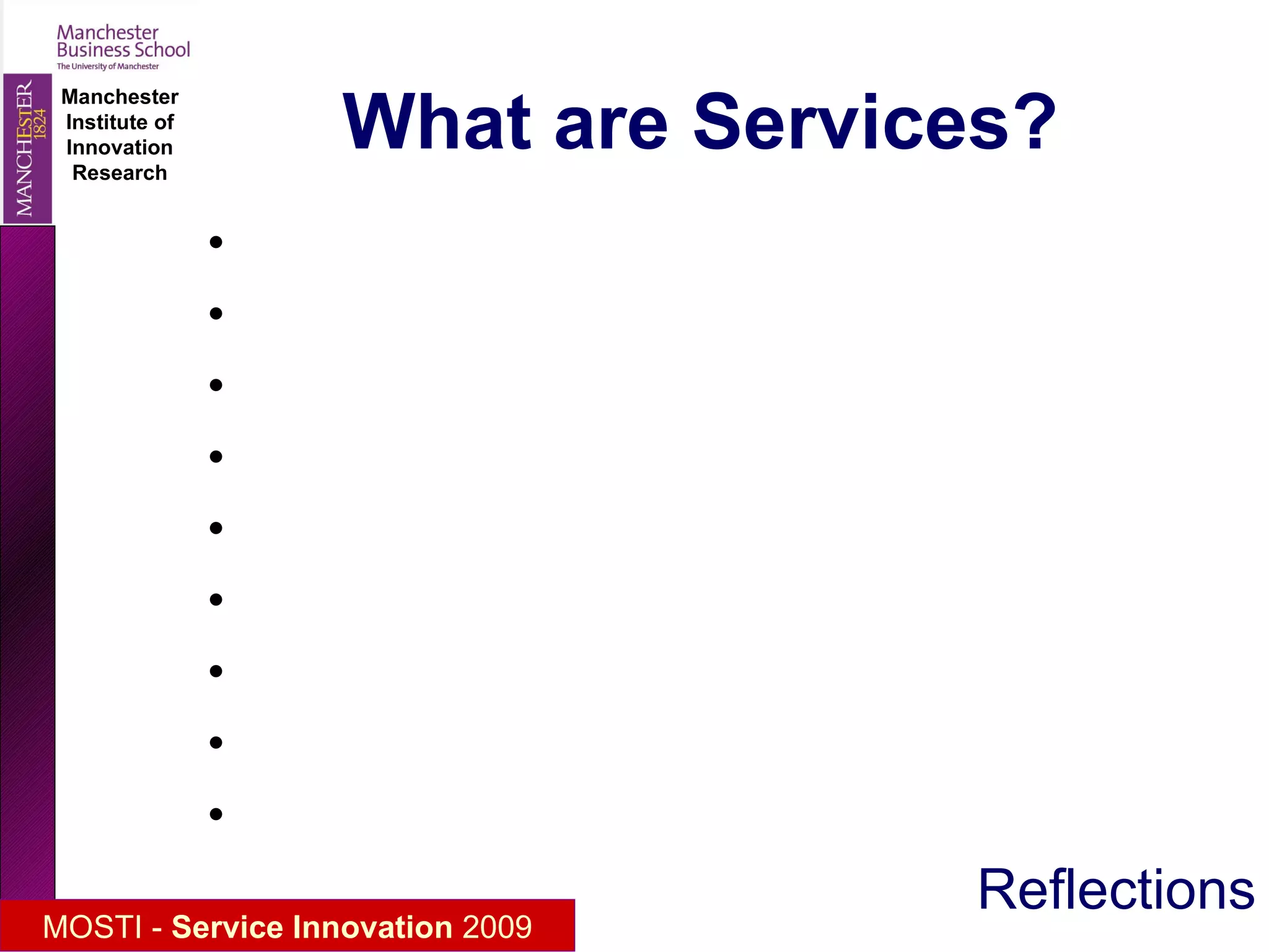 Hospitality services 