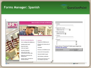 Forms Manager: Spanish 