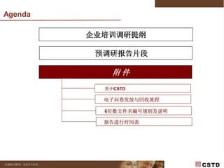 2009年企业培训预调研 V2