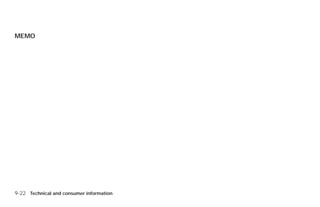 MEMO




9-22 Technical and consumer information
 
