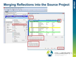 Merging Reflections into the Source Project
 