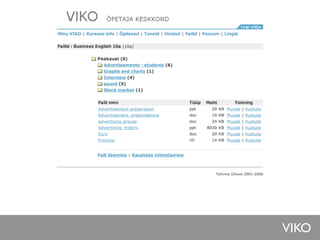 E-õpe ja digitaalsed õppematerjalid