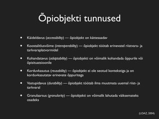 E-õpe ja digitaalsed õppematerjalid